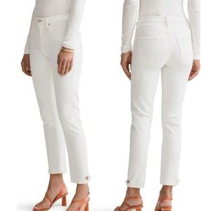 Agolde Toni Straight Leg Women's Jeans Size 30 in color Glowed (white)